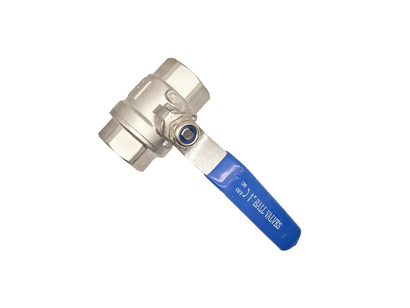 Stainless steel two-piece ball valve
