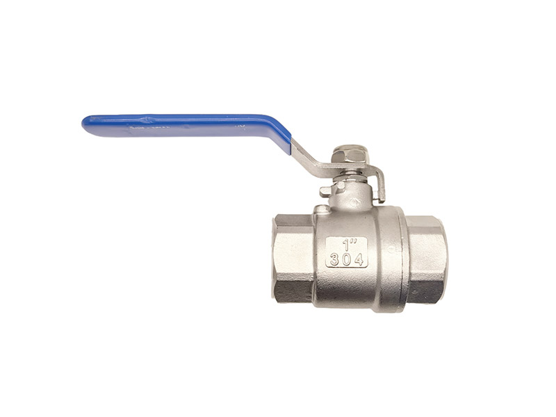 Stainless steel two-piece ball valve