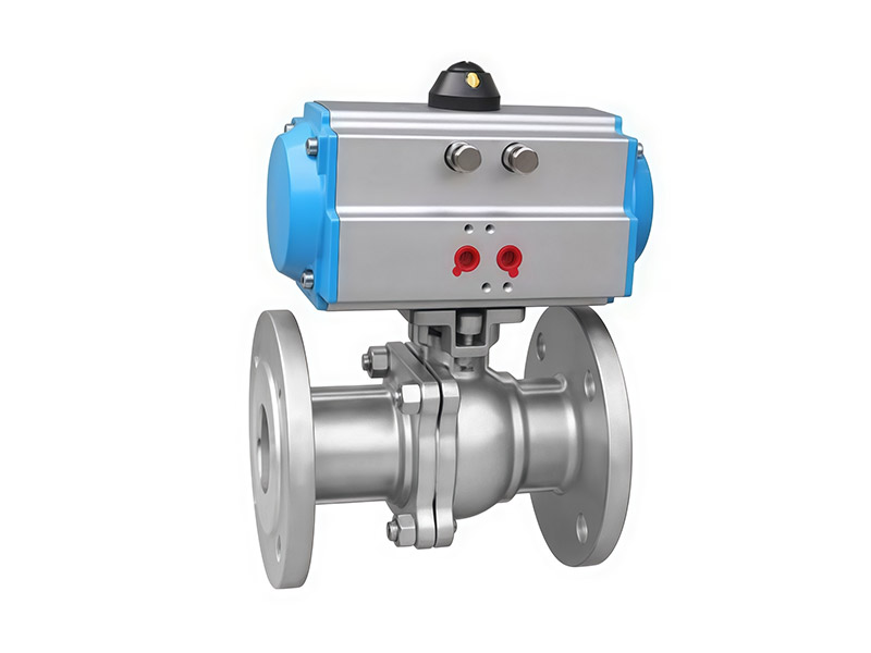 img of Pneumatic High Platfomm Flanged Ball Valve