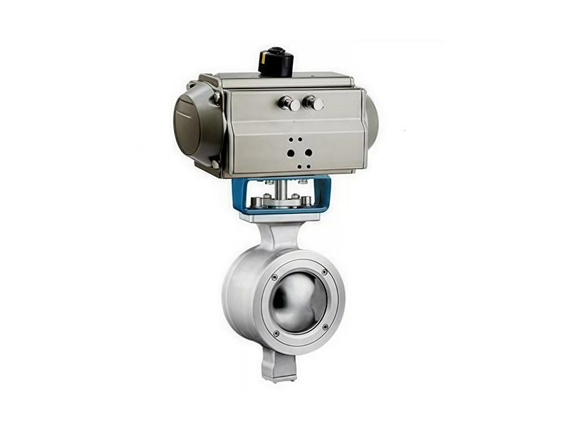 img of Pneumatic V Type Ball Valve To The Clamp