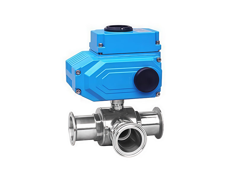 img of Electric Sanitary Three-way Quick-Install Ball Valve