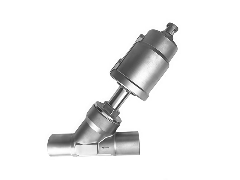 img of All Stainless Steel Pneumatic Welding Angle Seat Valve
